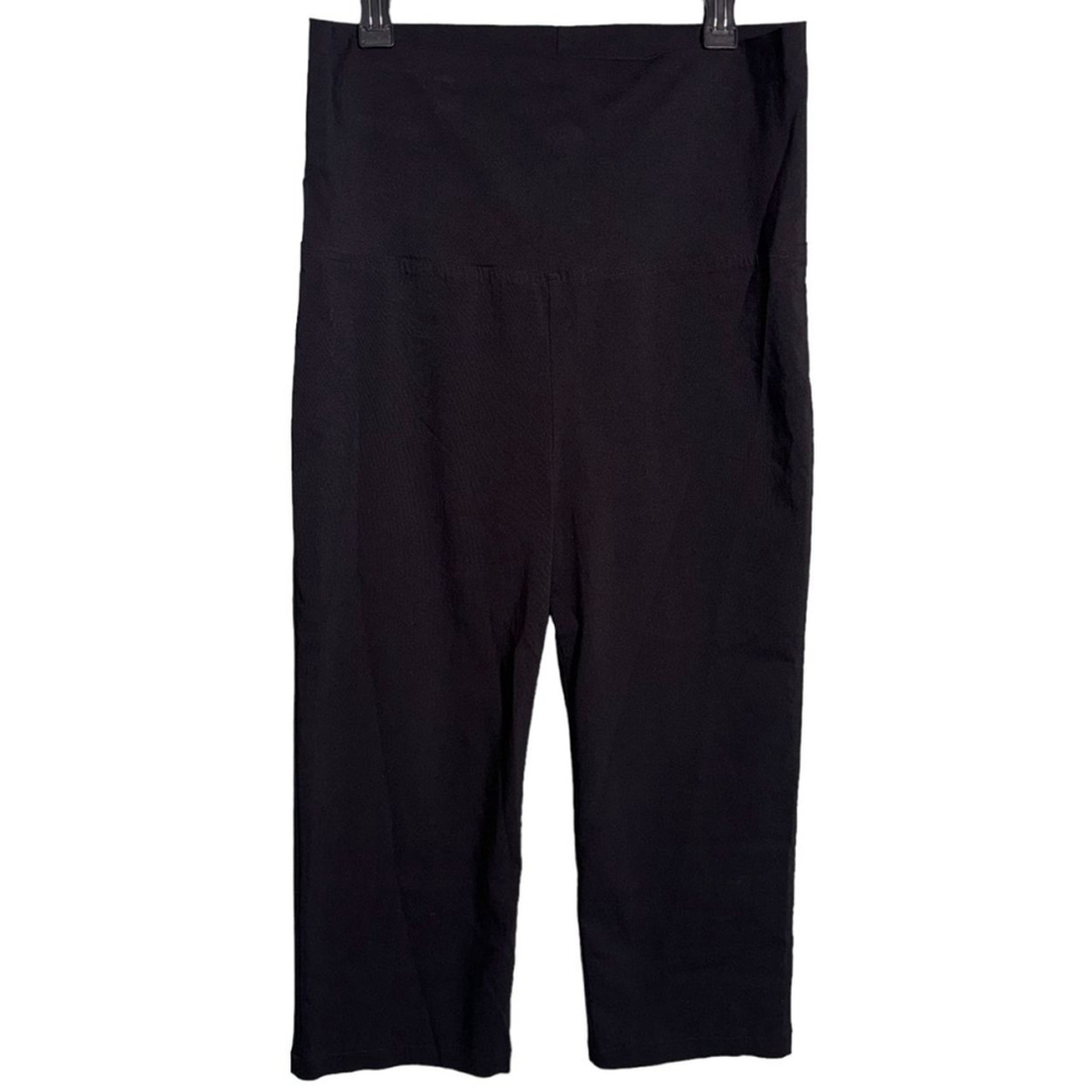 Ripe Maternity Black Pant Cropped Maternity Pants Size L